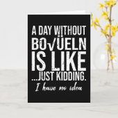 ボーセランおもしろいスポーツギフトアイディア カード (黄色い花)