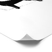 ボーセロンドッグ – ハロウィンムーンシルエットクラシック ポスター (角)