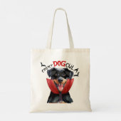 ボーセロンヴァンパイアドッグトリックまたはトリートハロウィーン トートバッグ (裏面)