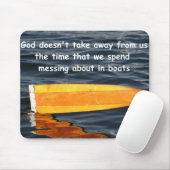 ボーターからの時間、マウスマットをかけていない神 マウスパッド (マウス)