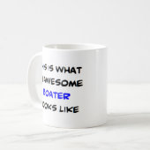 ボーター素晴らし コーヒーマグカップ (正面左)