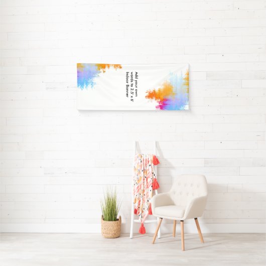 ボーダーが付いているカスタムな屋内縦の旗 横断幕 (インサイチュ)