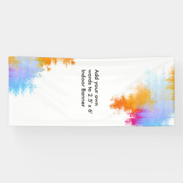 ボーダーが付いているカスタムな屋内縦の旗 横断幕