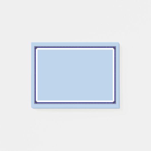 ボーダーが付いているポスト・イットのようなビジネス ポストイット (正面)