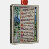 ボーダーが付いているラテン系の文字のページ メタルオーナメント (右)