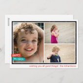 ボーダーさん、ホリデーシーズン到来!×3 シーズンカード (正面/裏面)