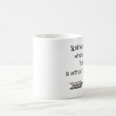 ボーダーのない信頼 コーヒーマグカップ (中央)