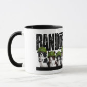 ボーダーのバンド-マグ マグカップ (左)