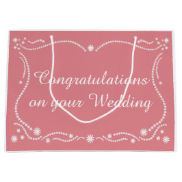 ボーダーの結婚 ラージペーパーバッグ