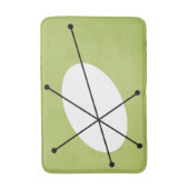 ボーダーグリーン風呂マット バスマット (正面縦)