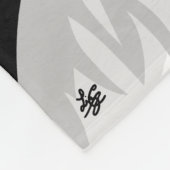 ボーダーコリーのギフト フリースブランケット (角)