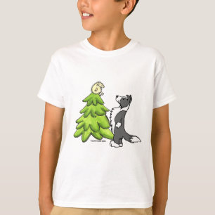 ボーダーコリーのクリスマス Tシャツ