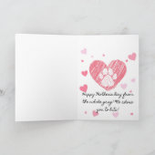 ボーダーコリーのグリーティングカード サンキューカード (内部)