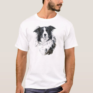 ボーダーコリーのティー Tシャツ