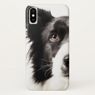 ボーダーコリーのポートレート iPhone X ケース