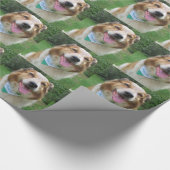 ボーダーコリーのミックス ラッピングペーパー (角)