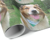 ボーダーコリーのミックス ラッピングペーパー (ロールコーナー)