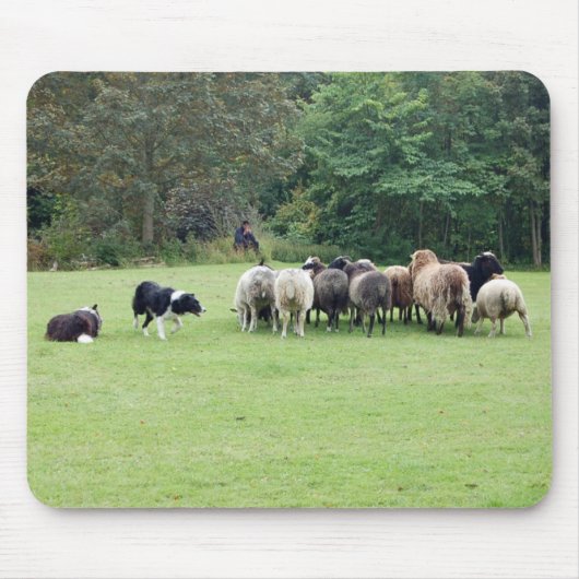 ボーダーコリーの働き マウスパッド (正面)