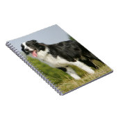 ボーダーコリーの喘ぐ立つこと ノートブック (右側)