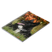 ボーダーコリーの喘ぐ置くこと ノートブック (左側)