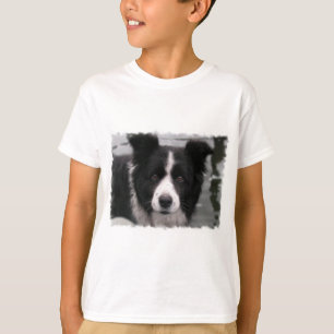 ボーダーコリーの子供のTシャツ Tシャツ