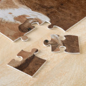 ボーダーコリーの子犬 ジグソーパズル (側面)