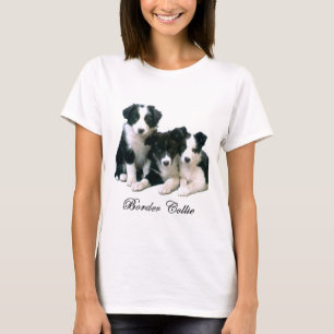 ボーダーコリーの子犬 Tシャツ