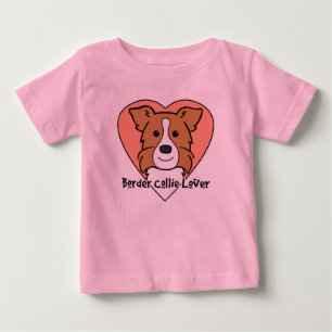 ボーダーコリーの恋人 ベビーTシャツ