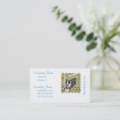 ボーダーコリーの敏捷の名刺 名刺 (スタンド正面)