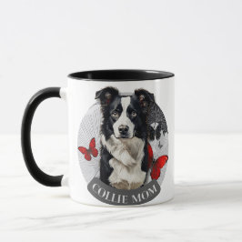 ボーダーコリーの母マグカップ - 愛犬家のためのコーヒーギフト マグカップ