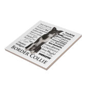 ボーダーコリーの特性のタイル タイル (側面)