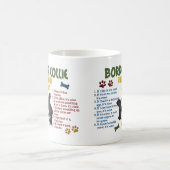 ボーダーコリーの特性の法律4 コーヒーマグカップ (中央)