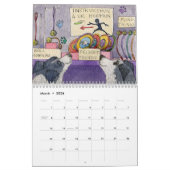 ボーダーコリーの生命壁掛けカレンダー カレンダー (3月 2026)