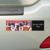 ボーダーコリーの規則のかわいいバンパーステッカー バンパーステッカー (車上)