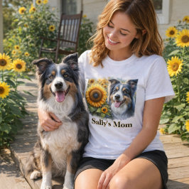 ボーダーコリー好きな犬ママのTシャツ Tシャツ
