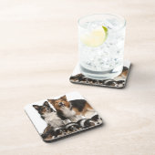 ボーダーコリー家族 コースター (右側)