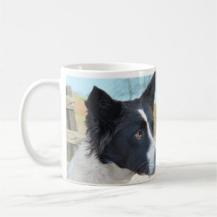 ボーダーコリー牧場犬 コーヒーマグカップ