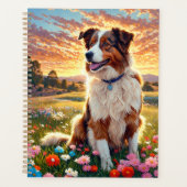 ボーダーコリー牧羊犬 プランナー手帳 (正面)