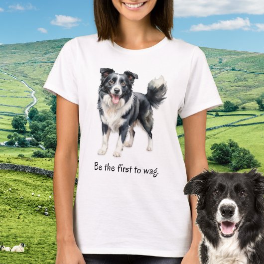 ボーダーコリー犬の仲間入りを果たせ！ Tシャツ