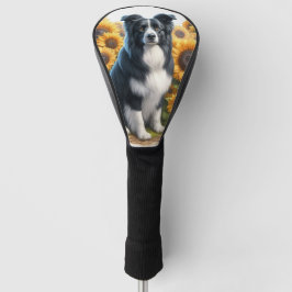 ボーダーコリー犬好きゴルフヘッドカバー ゴルフヘッドカバー