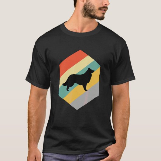 ボーダーコリー犬 Tシャツ (正面)