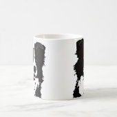 ボーダーコリー11ozのマグ- コーヒーマグカップ (中央)