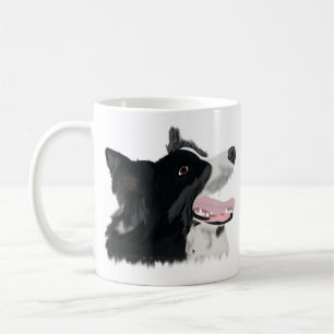 ボーダーコリー かわいい 犬 コーヒーマグカップ