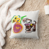 ボーダーコリー ひまわり クッション (ブランケット)