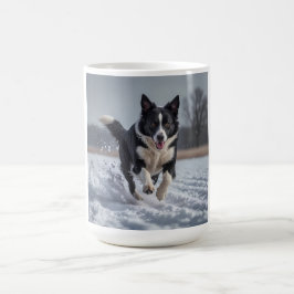 ボーダーコリー エレガントな犬種のコーヒーマグ コーヒーマグカップ