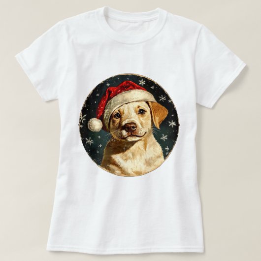 ボーダーコリー クリスマス Tシャツ (デザイン正面)
