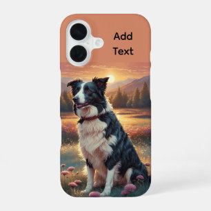 ボーダーコリー・シェパード犬 iPhone 16ケース