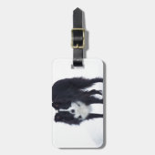 ボーダーコリー ラゲッジタグ (正面縦)