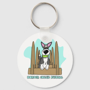 ボーダーコリーFlyball Keychain キーホルダー