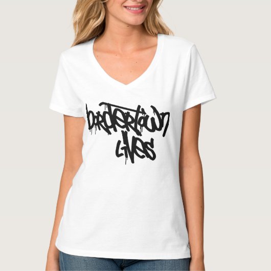 ボーダータウンの人々 Tシャツ (正面)